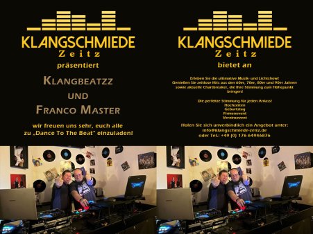 Dance To The Beat mit Klangbeatzz & Franco Master Dance To The Beat mit Klangbeatzz & Franco Master